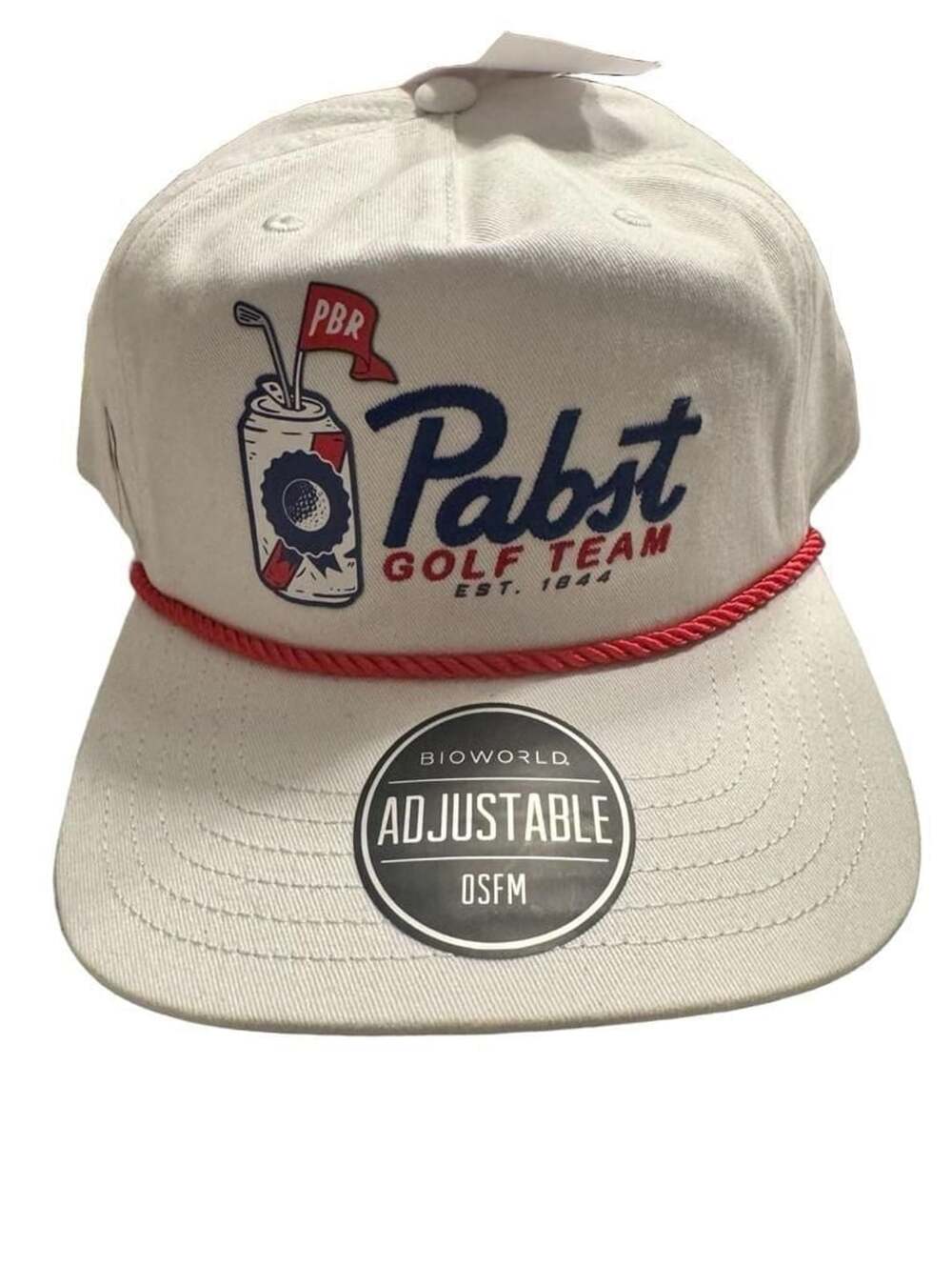 Bioworld Pabst Blue Ribbon Golf Team One Size Hat Cap